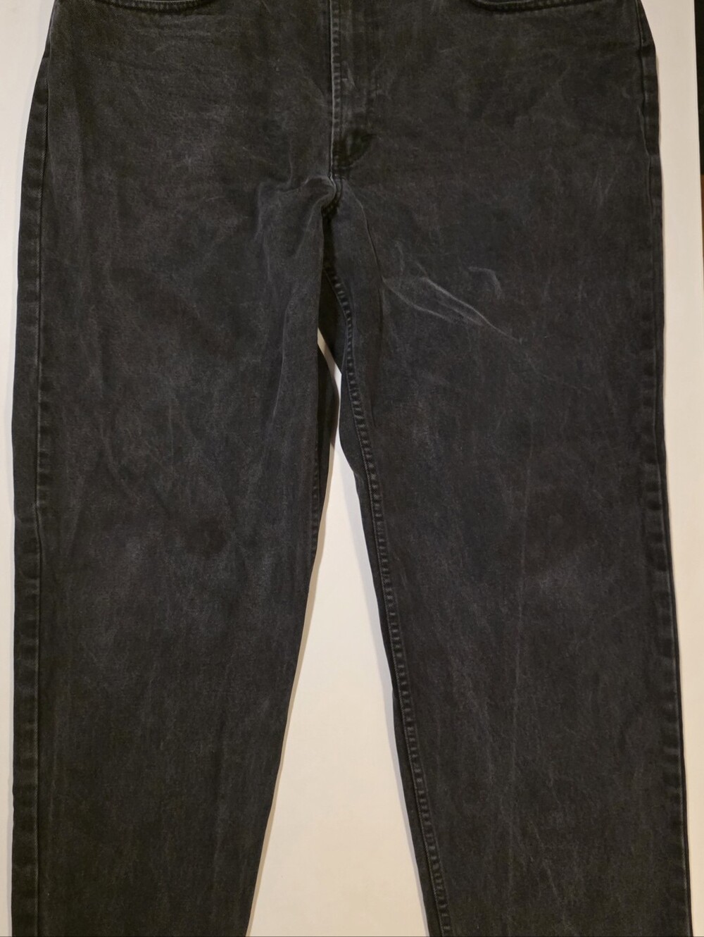 Vintage Merona Men’s Black Denim Jeans — Straight Leg Classic Fit